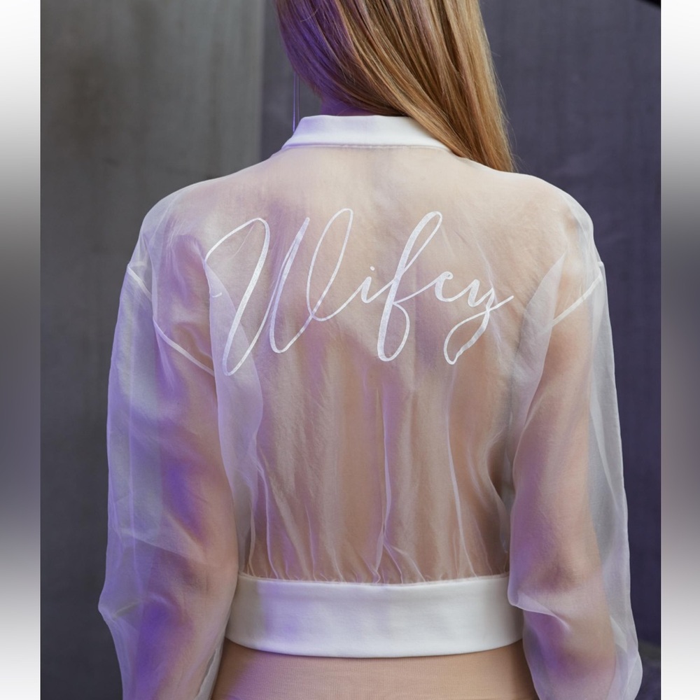 Mariana Hardwick Organza Wifey Bomber- AU 8 (US 4)